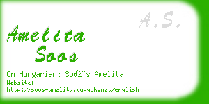 amelita soos business card